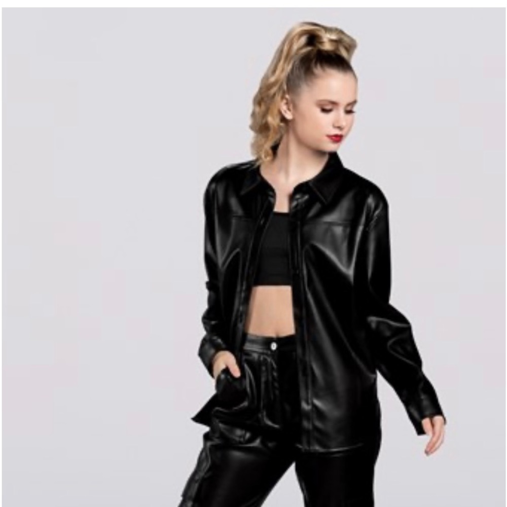 Weissman mixify vegan leather jacket, black. Style: AH12556 size MA and MC